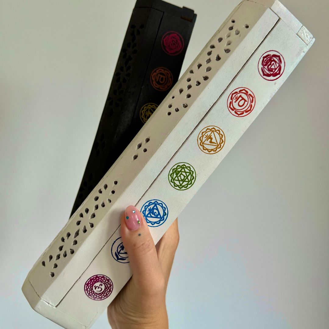 Chakra Incense Box - With Sandalwood Incense Cones