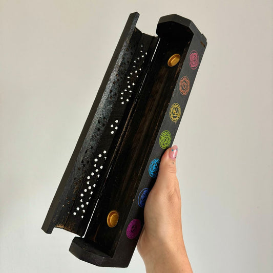 Chakra Incense Box - With Sandalwood Incense Cones