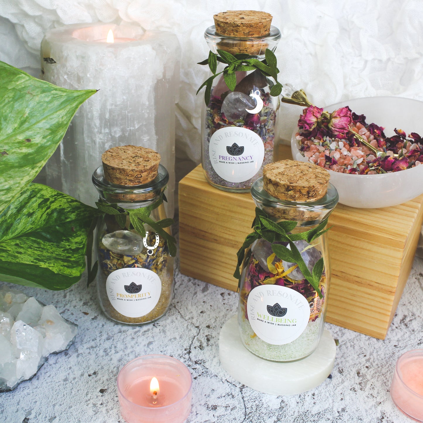 Wellbeing - Make A Wish | Blessing Jar - Rise And Resonate